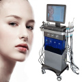 9 en 1 Profresión Hidrodermabrasión Facial Spa Beauty Diamond Peel Oxygen Jet Machine multifuncional